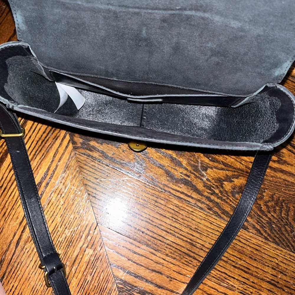 Madewell Black "The Abroad" Leather Crossbody Bag - Picture 4 of 7